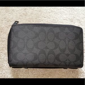 F25528 /N3A、COACH DOUBLE ZIP TRAVEL ORGANIZER